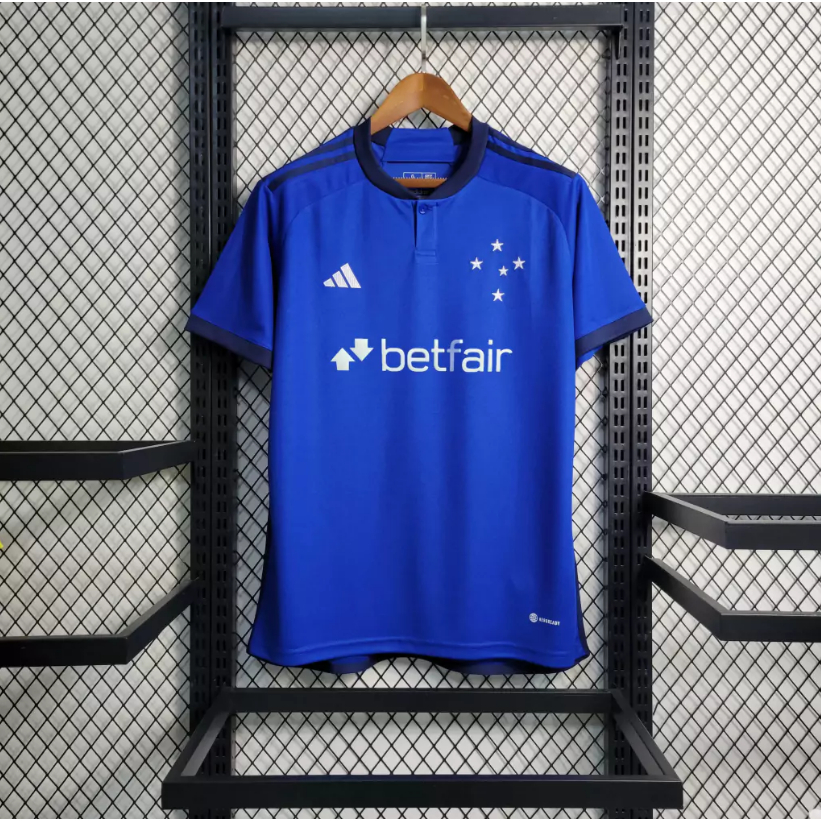 Camisa Do Cruzeiro Uniforme Titular Azul 2023/2024 - Camiseta De Time ...