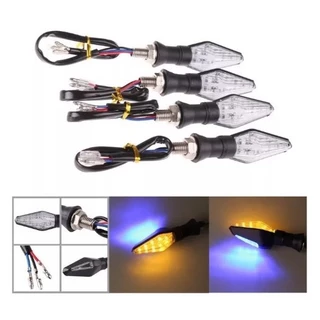 Kit Piscas Setas Moto Led Universal Titan Fazer Cb300r Z300 Ninja 250r Envio Imediato