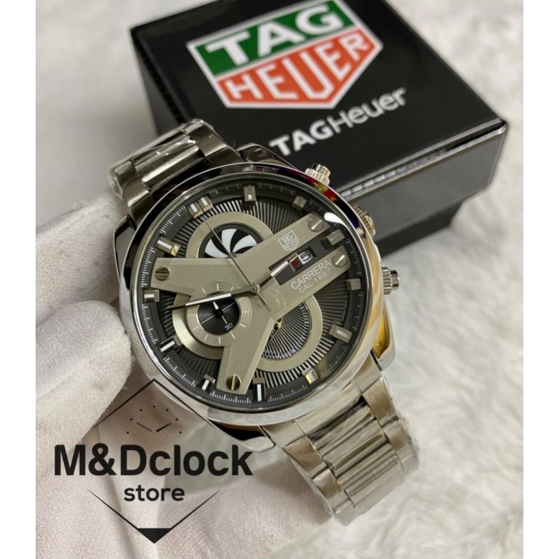 Rel gio Masculino Tag Heuer Carrera S rie Cr7 L D cima Funcional