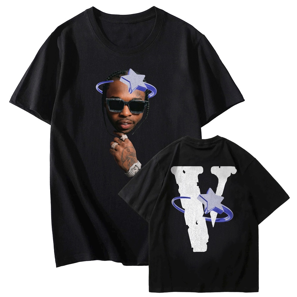 VLONE x Pop Smoke Shoot for the Stars The Woo Rose Hip sold Hop Rap Tour Merch Tee XL