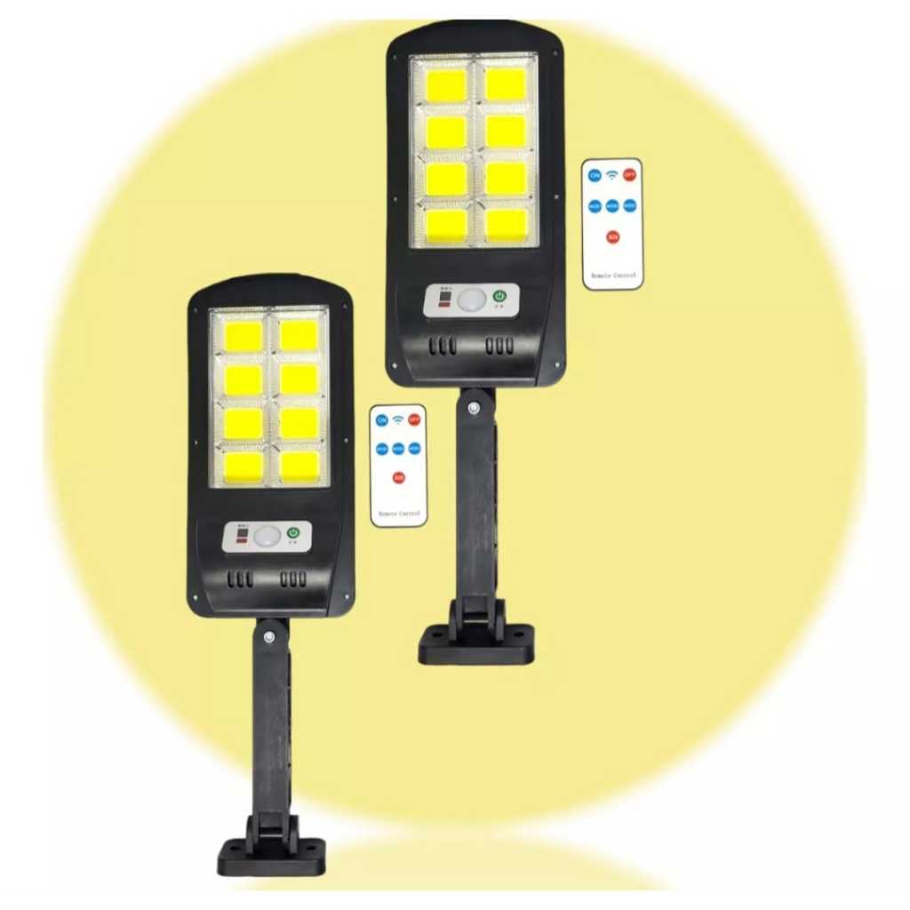 Luminária Solar Luz De Led Com Sensor De Presença Para Poste Parede