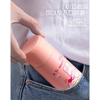 Mini garrafa para lancheira 150ml garrafinha Serve para água gelada Copo de café quente/Copo de café Galado Mtutu Bebe Garrafa Infantil Térmica Copo De Água Das Crianças Copo De Água Do Bebê Copo De Água De Bolso Compacto Para Meninas