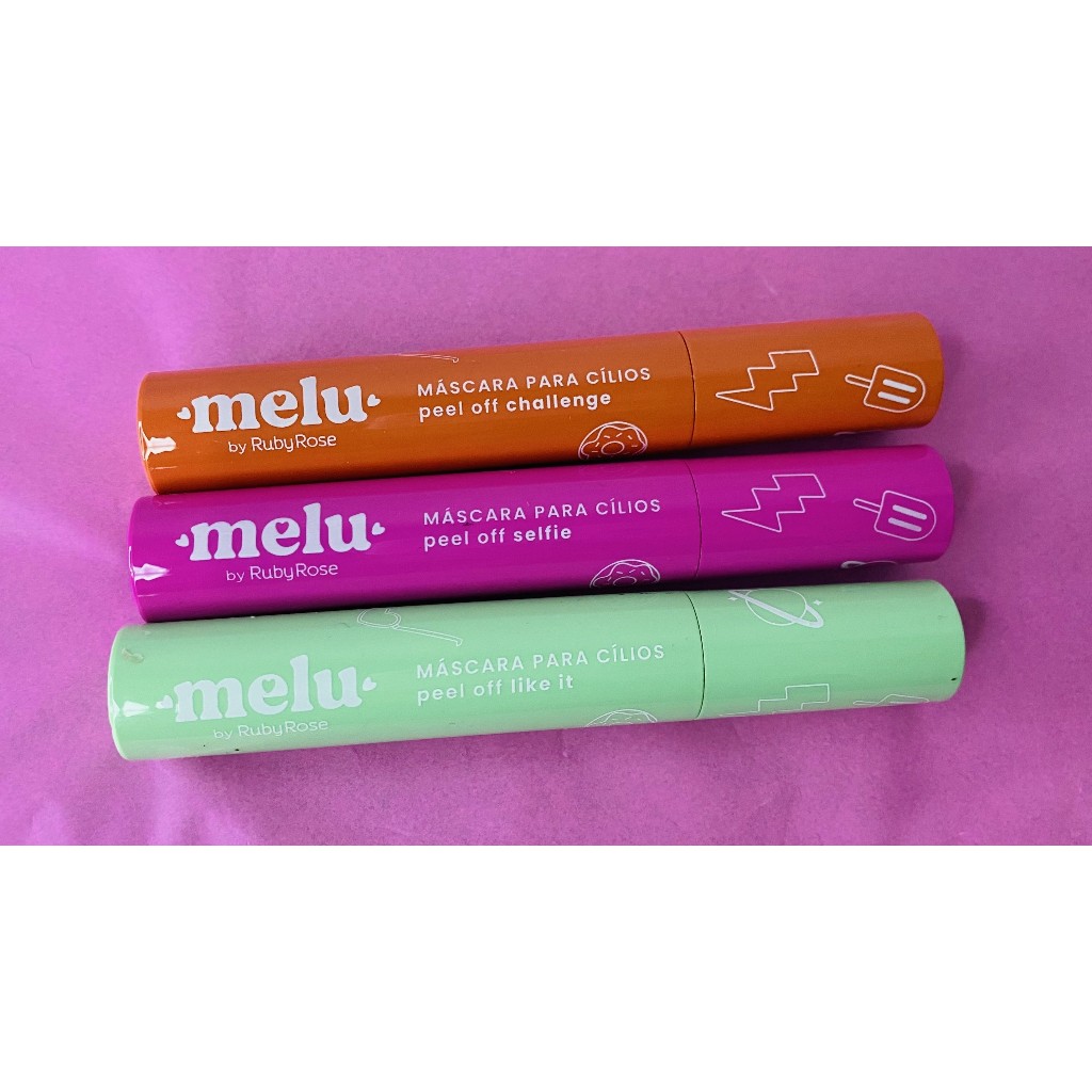 Mascara De Cilios Melu Ruby Rose Rimel Peel Off Alta Fixação | Shopee ...