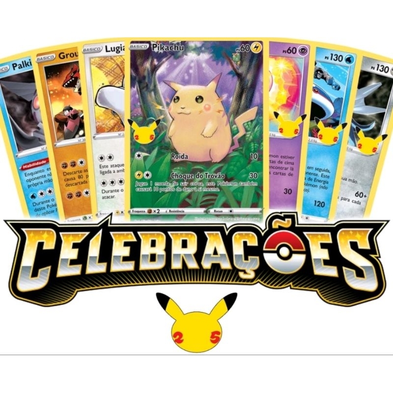 Cartas Pokémon: Celebrações