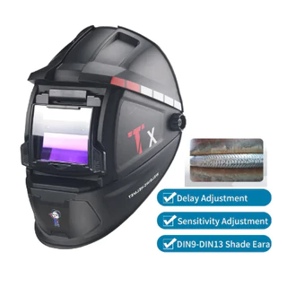 Máscara para Solda de Escurecimento Automático com Visor Rebatível Lente Cor Natural