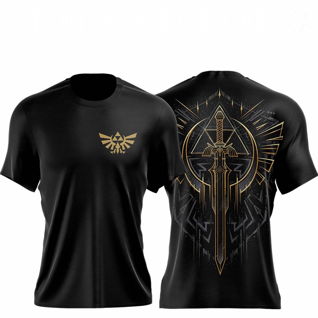 Camiseta Personalizada Zelda Game Camisa Dri fit Modelo 2