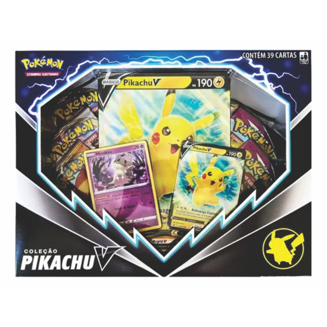 Pokémon Coleção Pikachu 39 Cartas