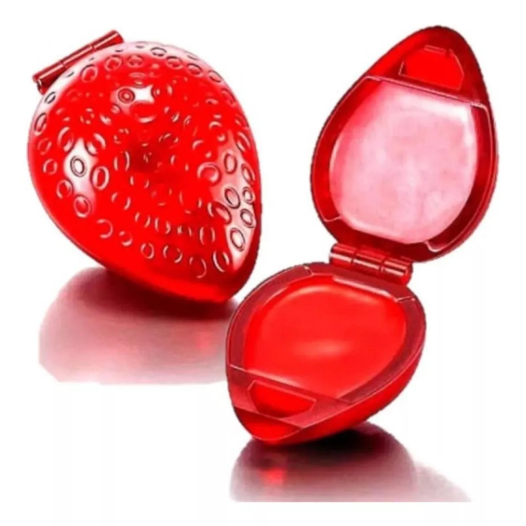 Brilho Labial Moranguinho Batom Lip Gloss Anos 80 Morango Super Poderes