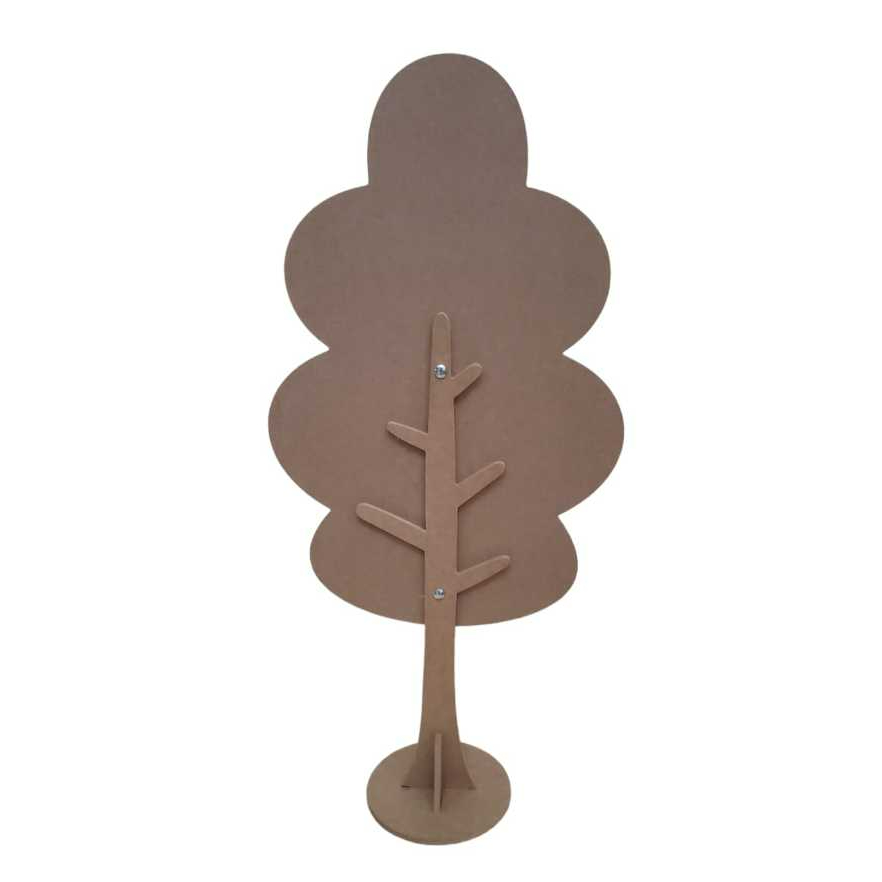 PAINEL ÁRVORE NUVEM COM BASE EM MDF CRU COM 90cm DE ALTURA ENVIO SUPER RÁPIDO