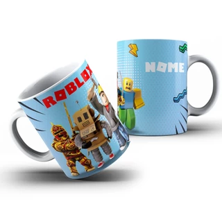 Caneca Jogo Roblox Game Robux Personalizada com NOME presente criativo Colecionável geek Nerd