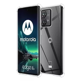 Capa Capinha Transparente Anti Queda Anti Shock Para Moto Edge 40 Neo