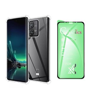 Capa Capinha Anti Impacto + Película 3D Para Moto Edge 40 Neo