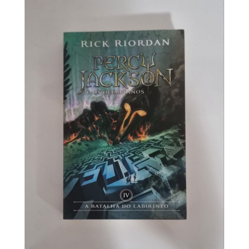 Livro Percy Jackson E Os Olimpianos - A Batalha Do Labirinto | Shopee ...