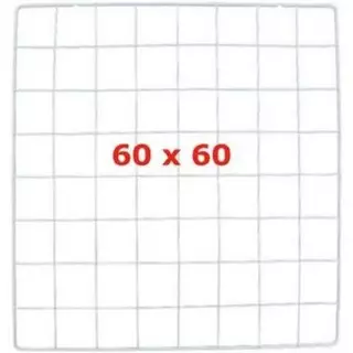 Tela Aramada Estante Cercado Pet Memory Board 60x60 Branca
