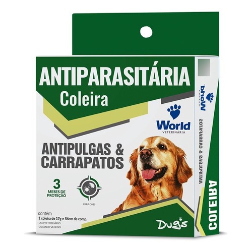 Coleira Cães Pulgas E Carrapatos