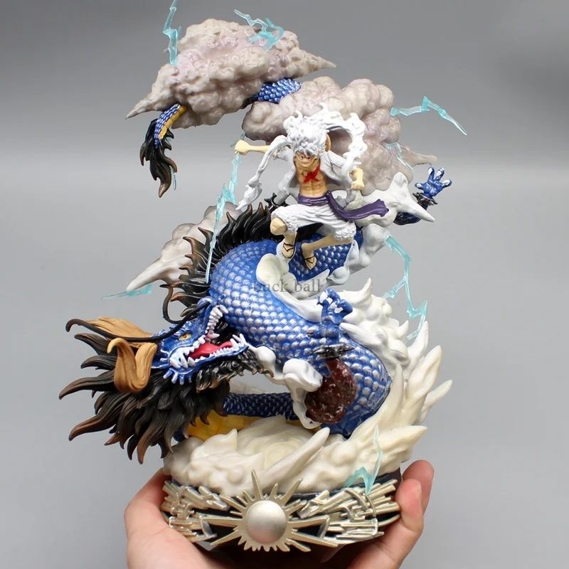 Figurine One Piece - Luffy Gear 5 Vs Kaido - PVC - Collection - Neuve