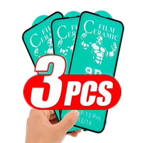 Kit 3 película de 3D 9D cerâmica Para.Samsung.Galaxy a52 a54 a34 a14 m14 m54 a15 a25 m34 a23 A72 a71 a20s a32 4g a11 a12 a51 a20 a30 a50/a50s m21/m21s s23 6,1s23+5g 6,6a30 a20/a52s/a22/a70/m32/m52 5g/m62/ s24 s24 plus s23 plus s23 fe s22/pronta enviar