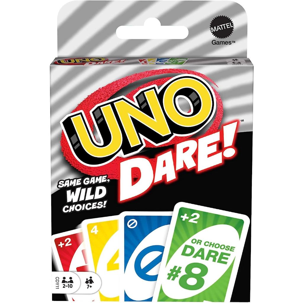 UNO DARE! Verdade ou Desafio? Jogo de Cartas Exclusivo Mattel Original -  Cardgame/Partygame | Shopee Brasil