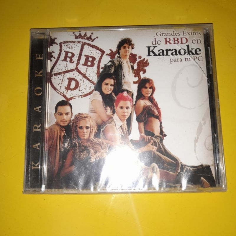 Cd Rbd Karaoke. (novo Lacrado) Original rebelde | Shopee Brasil