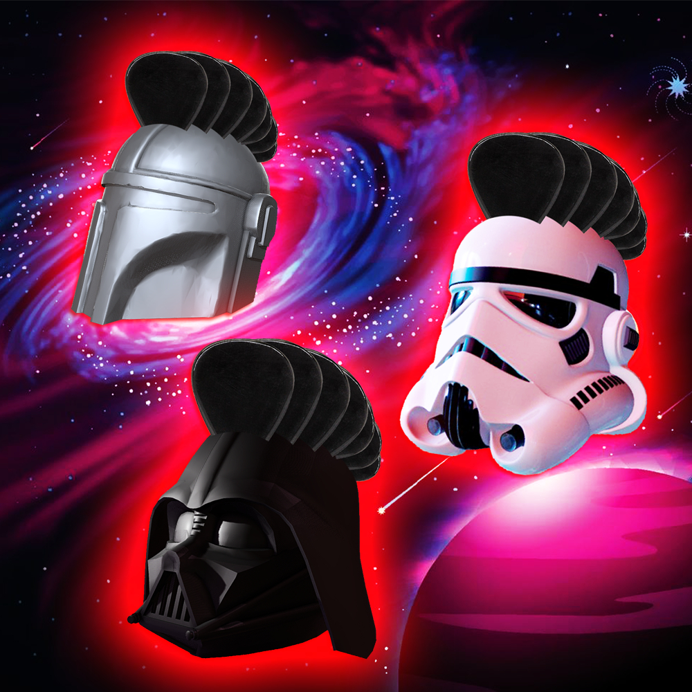 Porta Palhetas Star Wars The Mandalorian Storm Trooper Musical Violão Guitarra Baixo Cavaquinho Palhetas