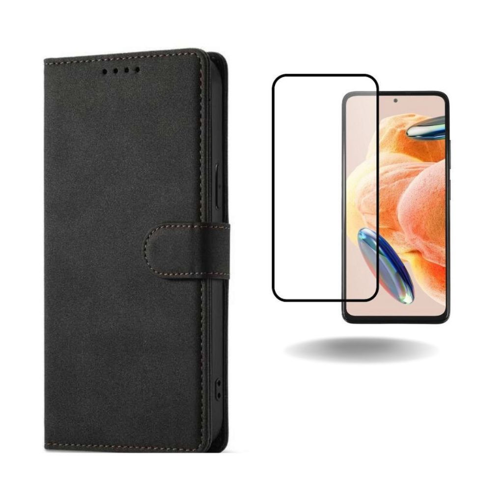 Capa Capinha Carteira + Película + Para Galaxy A15