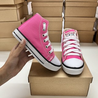 All star cano alto best sale infantil branco