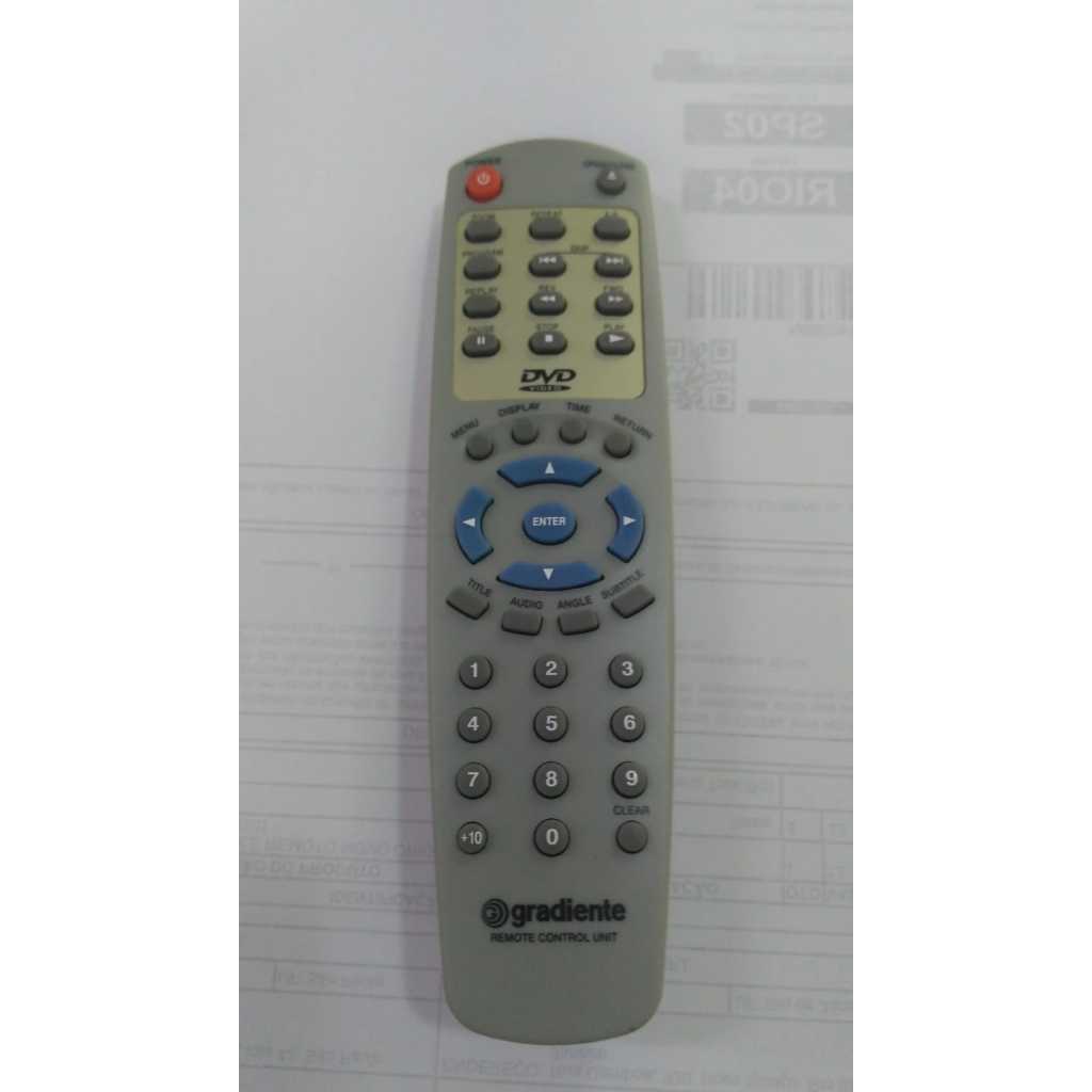 Controle Remoto DVD Gradiente d-12/2 Original | Shopee Brasil