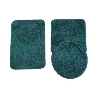 Kit de Tapete Para Banheiro 3 Peças Pelo Baixo