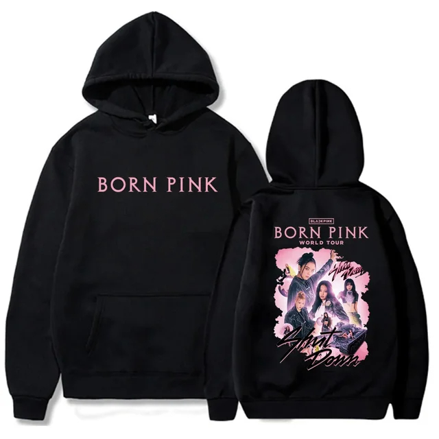 【日本未販売】 BLACKPINK BORNPINK パーカー Moletom Canguru Born Pink Unissex Blusa Com Capuz Algodão Álbum