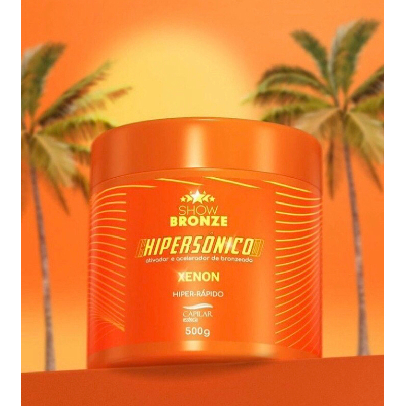 Hipersônico Xenon 500g + ativador bronzeamento chocolate 850g