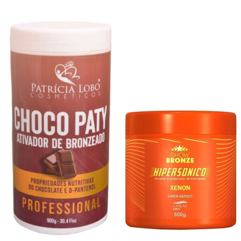 Hipersônico Xenon 500g + ativador bronzeamento chocolate 850g