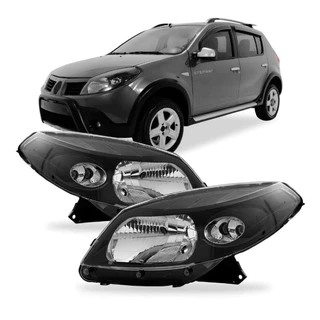 Par Farol Sandero 2007 2008 2009 2010 2011 Mascara Negra