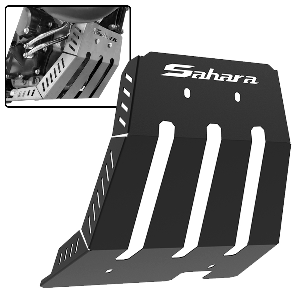 Protetor de Carter Peito de Aço Honda Sahara 300 2024 2025 Original GEARBOX