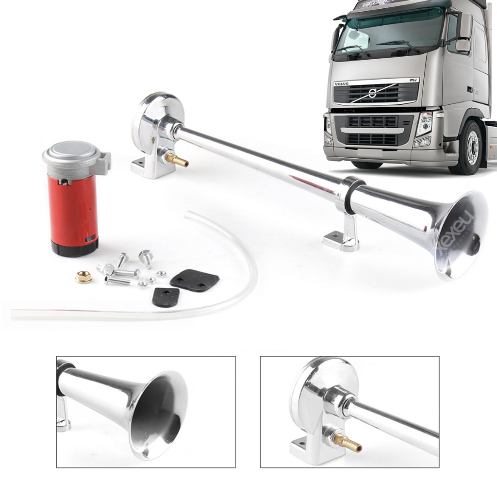 Buzina Marítima Náutica 12v Compressor Universal Super Forte