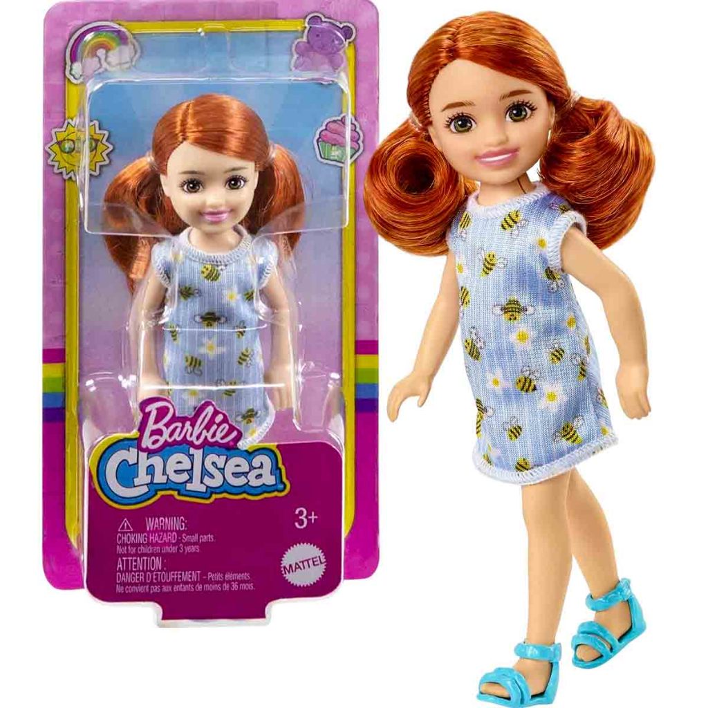 Barbie Mini Boneca Articulada Chelsea Ruiva - Mattel Hgt04 | Shopee Brasil