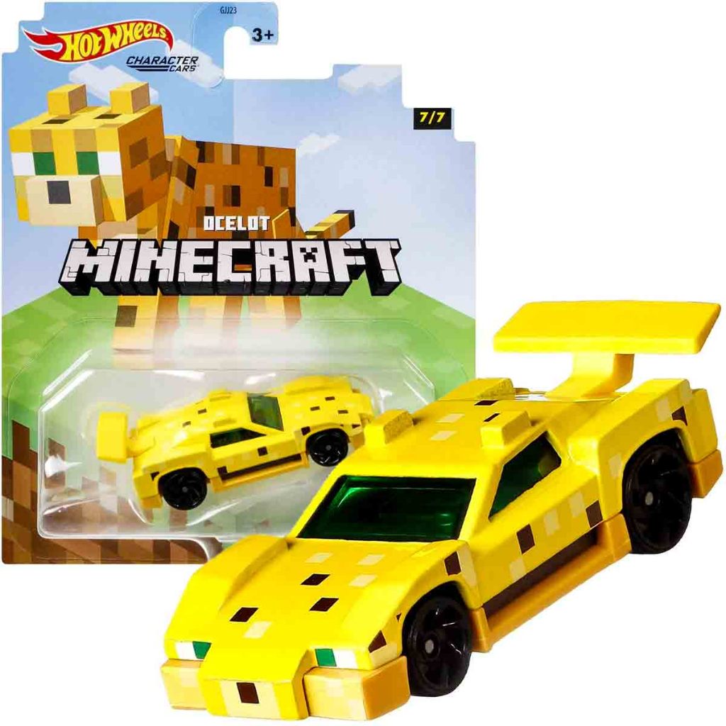 Carrinho Hot Wheels Minecraft Ocelot Character Cars - Mattel | Shopee ...