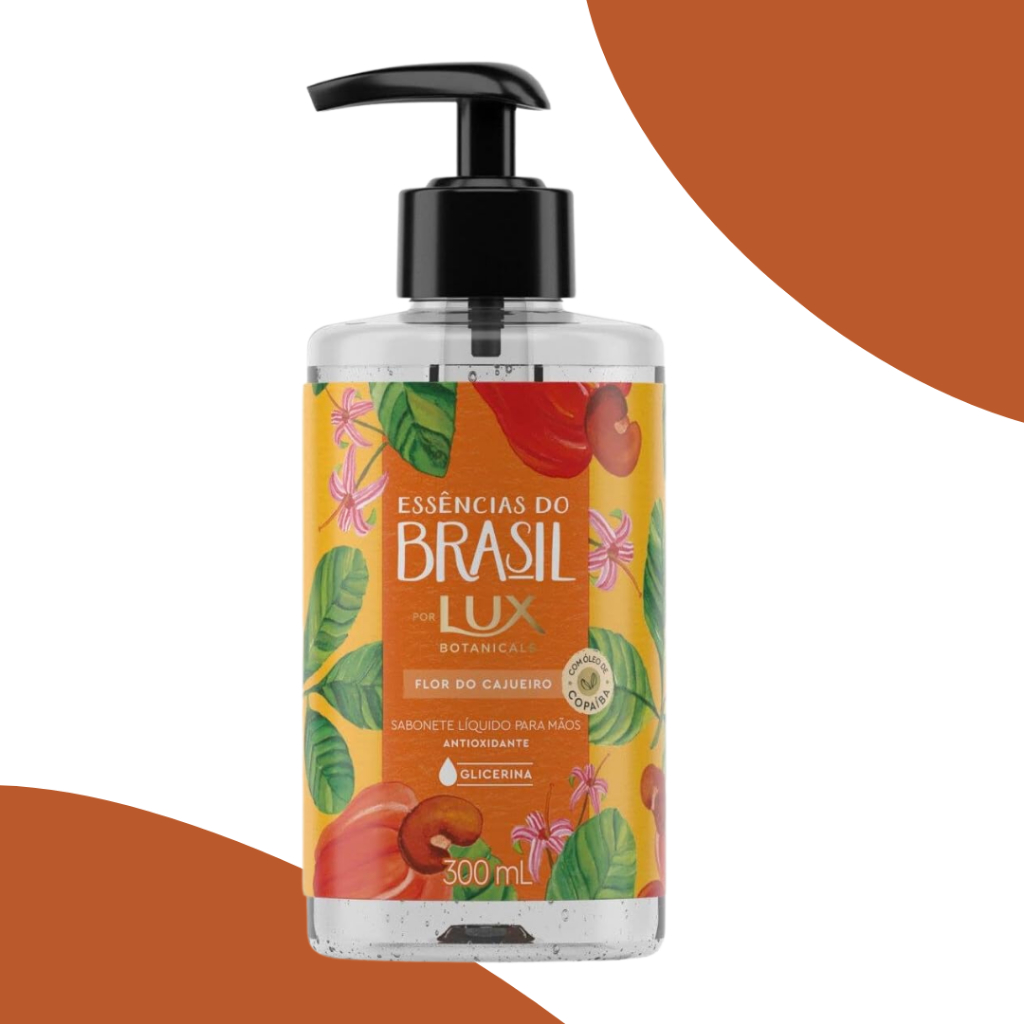 Sabonete Líquido Lux Essências do Brasil Flor de Cajueiro 300ml