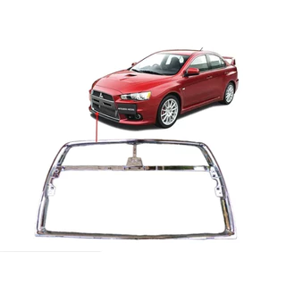 Friso Cromado Grade Parachoq Lancer Evolution 2010 2011 2012 2013 2014 2015