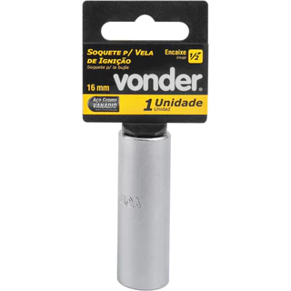 Soquete 16mm Longo Vela De Ignição Para Linha Automotiva Vonder