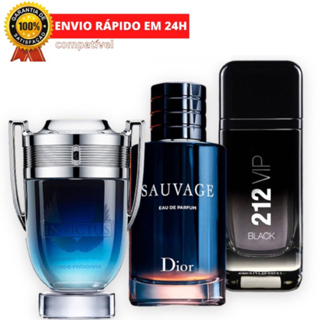 Kit 3 Perfumes Masculinos 100ml cada ENVIAMOS RAPIDO