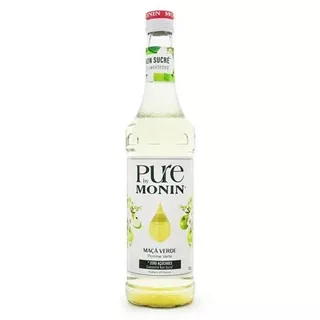 Soda Italiana Monin Xarope Sem Açúcar Importado Sabor Maçã Verde 700ml