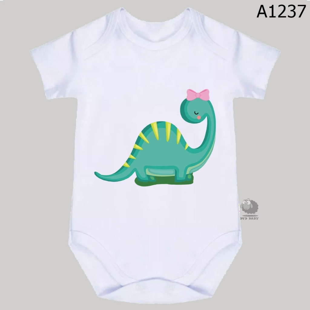 BODY ROUPA DE BEBÊ DINO DINOSSAURO BABY MENINA A1237 | Shopee Brasil