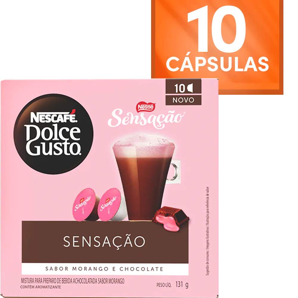 Cápsula Nescafé Dolce Gusto Sensação Caixa 131g