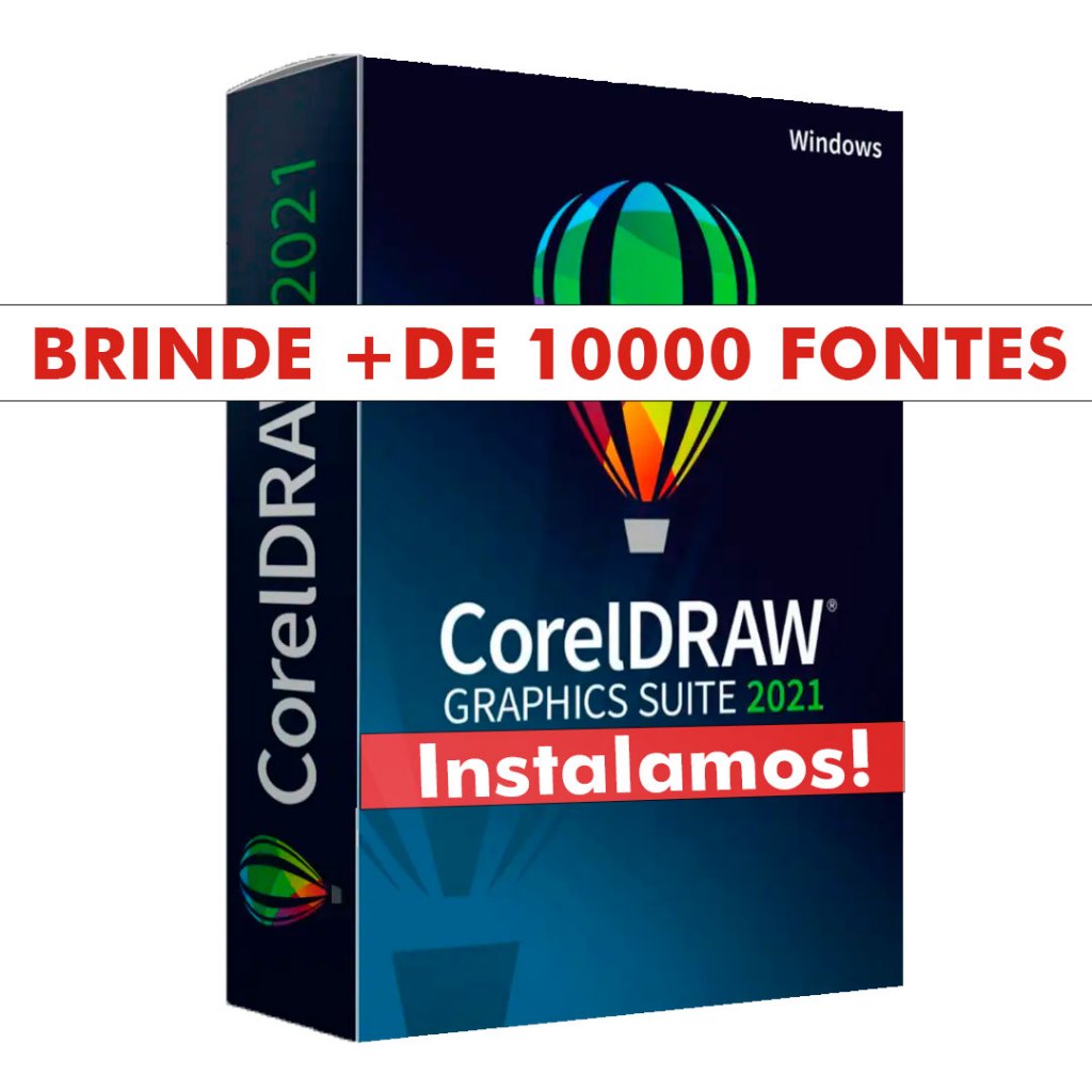 Corel Draw 2023/2022/2021 Versão Vitalícia Windows - Faz a Boa!