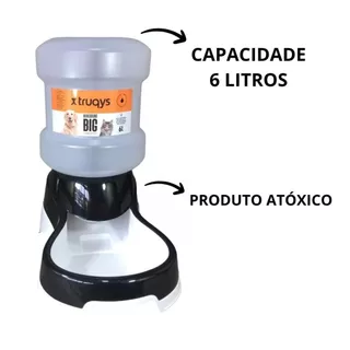 Bebedouro Automático Para Cachorro E Gato 6 Litros Anti Vazamento