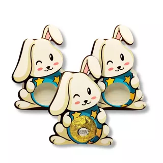 Kit 08 Caixinha Coelho Páscoa Porta Bombom Enfeite Mesa Decoração Lembrancinha em Oferta na Shopee