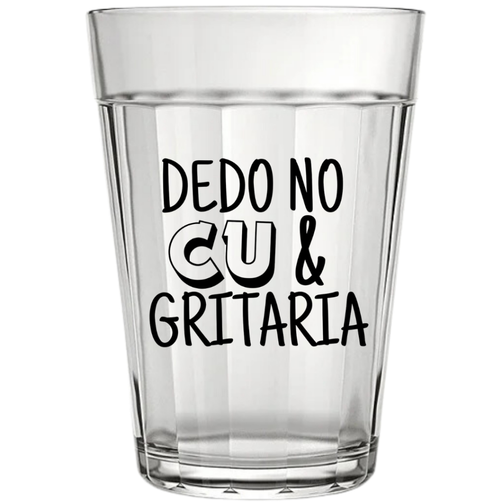 Copo Dedo no Cu e Gritaria Americano Bar 190 ml Nadir Personalizada |  Shopee Brasil