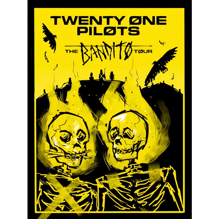 Poster: Twenty One Pilots - Bandito Tour | Shopee Brasil