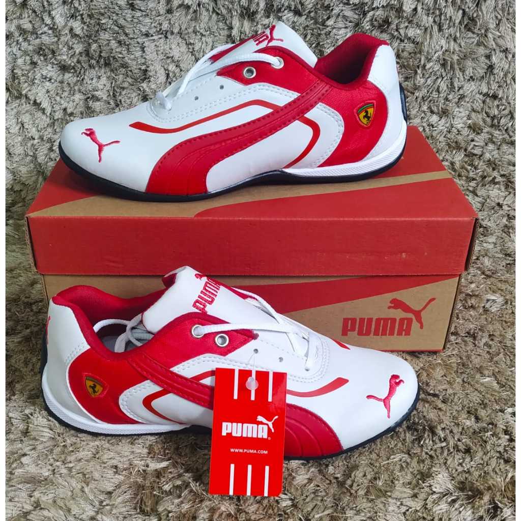 Tenis Masculino Pu ferrari classic esportivo corrida Casual Confortavel Dia a Dia