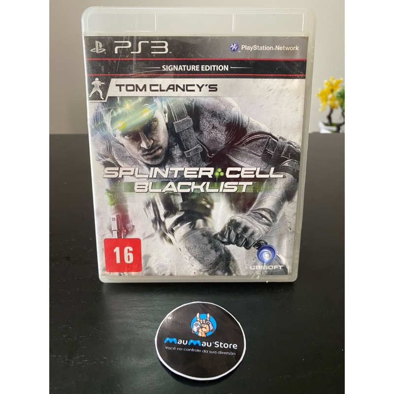 Splinter Cell Blacklist PS3 - Mídia Física Original Usado Jogos de Tiro Stealth